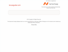 Tablet Screenshot of bruceguitar.com